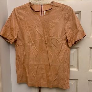 TRUTH AND PRIDE 100% Leather top.